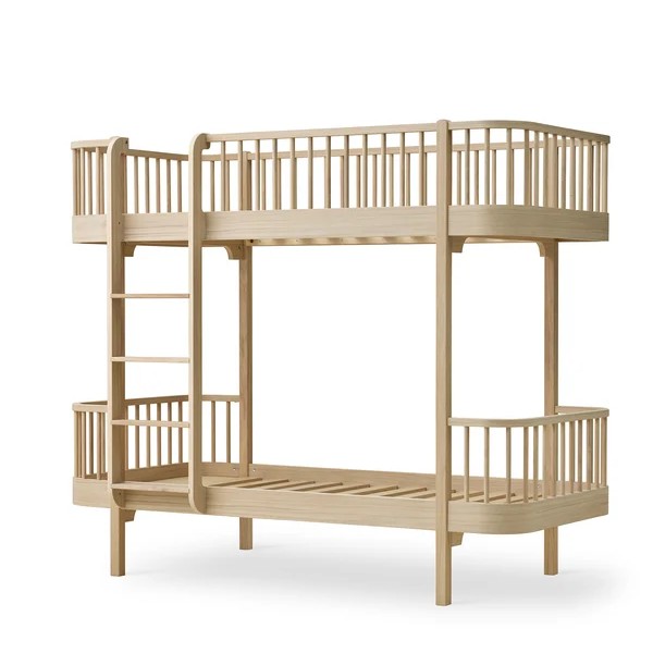Modulares Etagenbett aus massiver Eiche für zwei Kinder. (Product)
