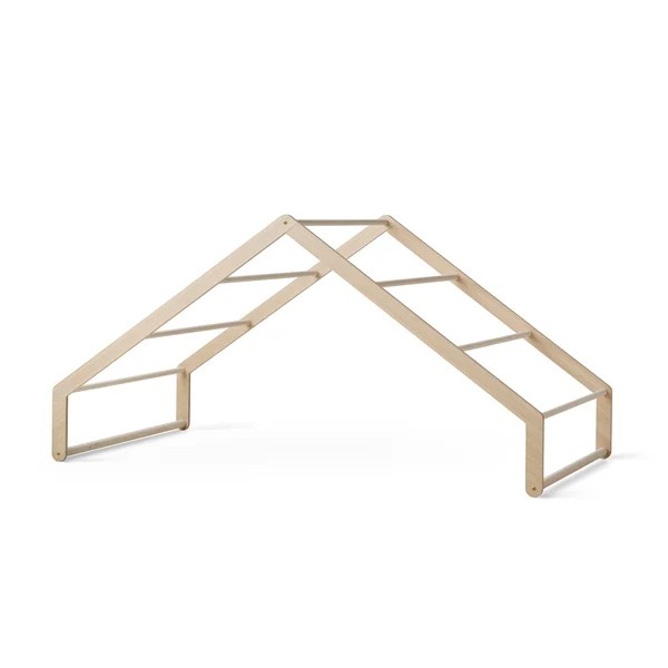 Hausdach für das Camp Novel Bett 120 × 200 cm aus Birke und Eiche. (Product)