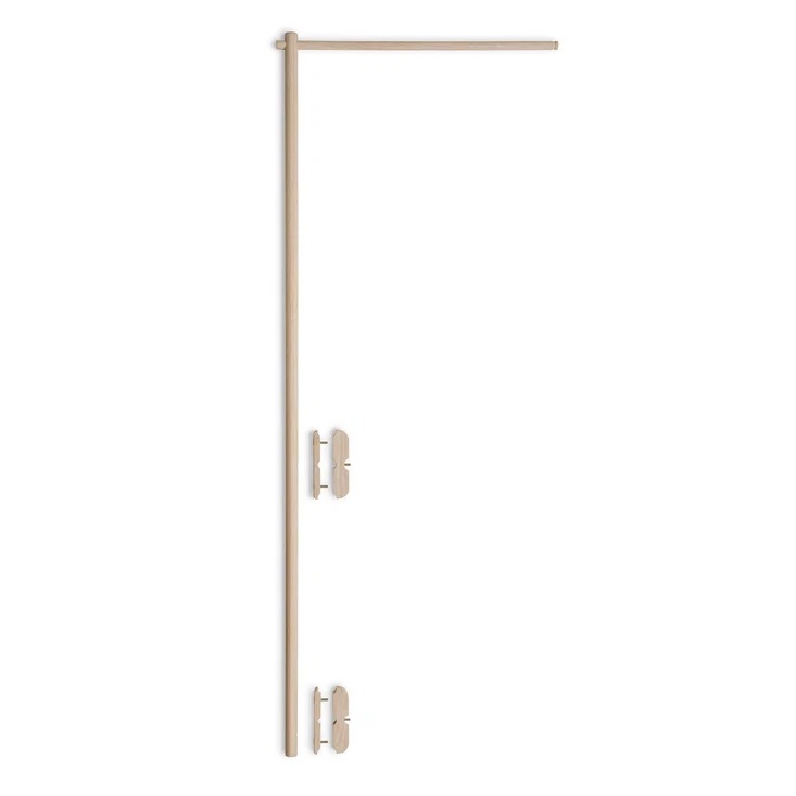 Himmelstangenhalter aus massiver Eiche für das Camp Novel Babybett. (Product)
