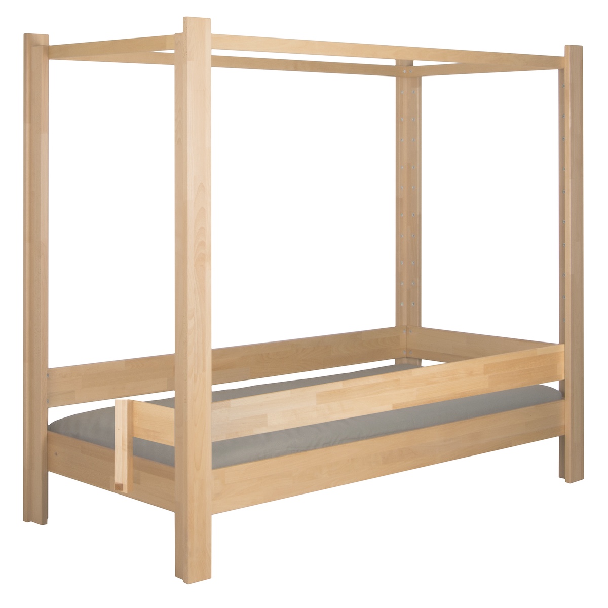 Mitwachsendes 5-in-1-Bett mit Leiter an der Kurzseite. (Product)